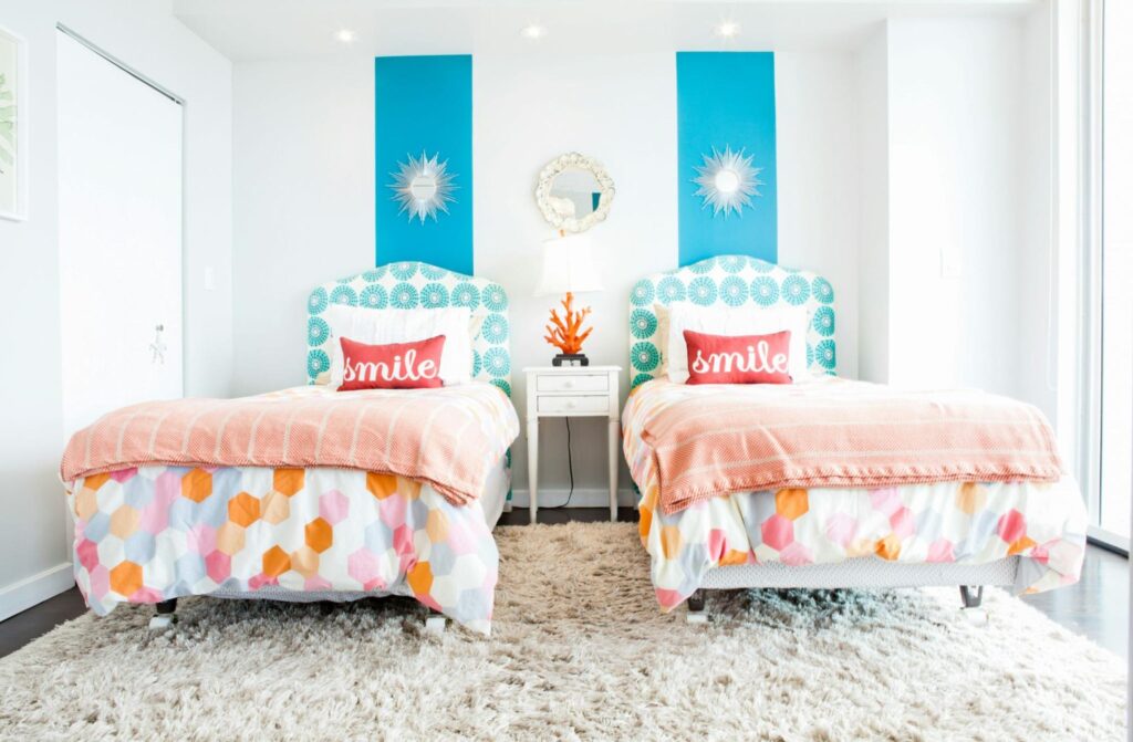 A fun and colorful kid's bedroom